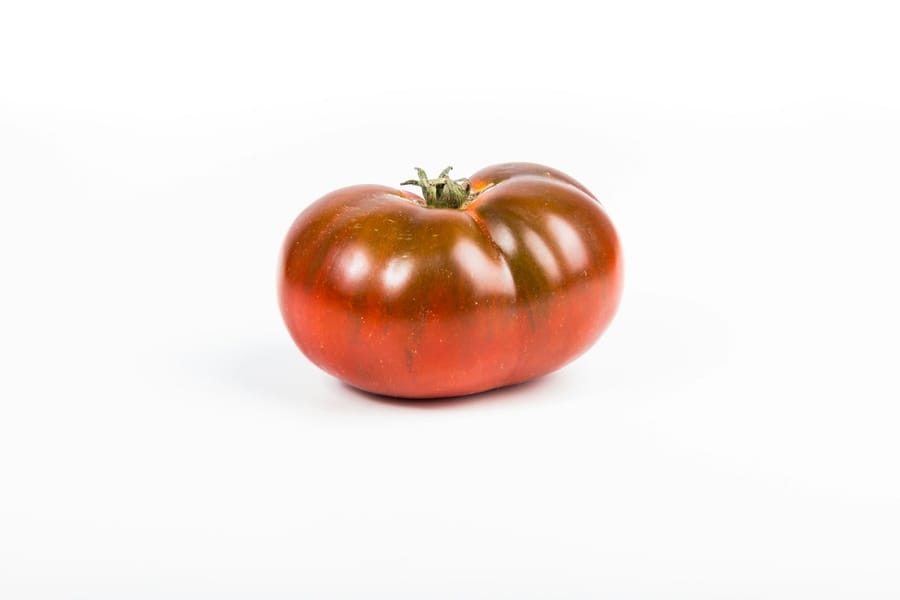 Ripe heirloom tomato